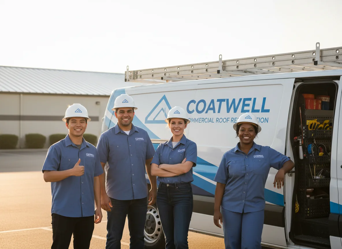 Commercial roof coating company in Poth, TX